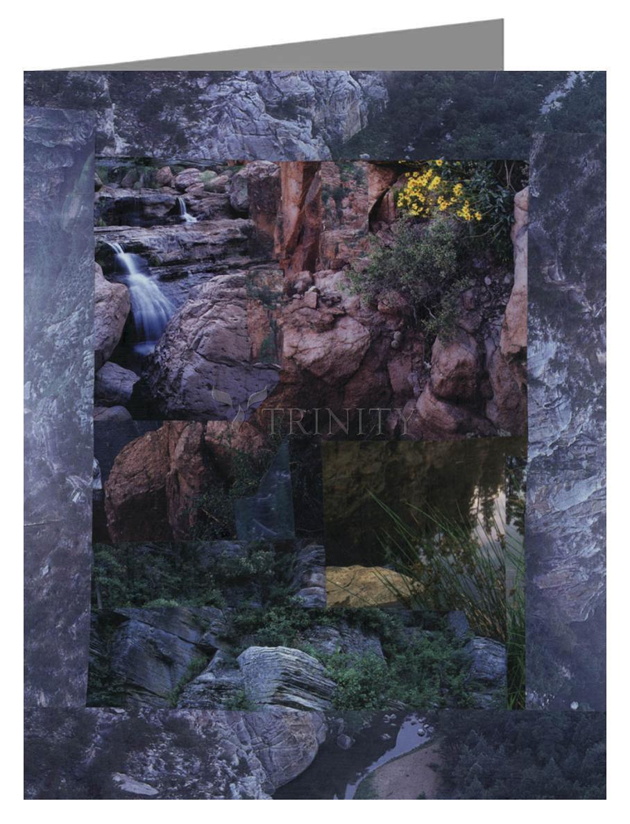 Waterfall - Note Card Custom Text by Fr. Bob Gilroy, SJ - Trinity Stores