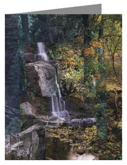 Note Card - Waterfall Light by B. Gilroy