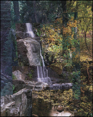 Wood Plaque - Waterfall Light by B. Gilroy