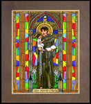 Wood Plaque Premium - St. Anthony of Padua by B. Nippert