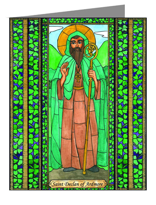 St. Declan of Ardmore - Note Card Custom Text