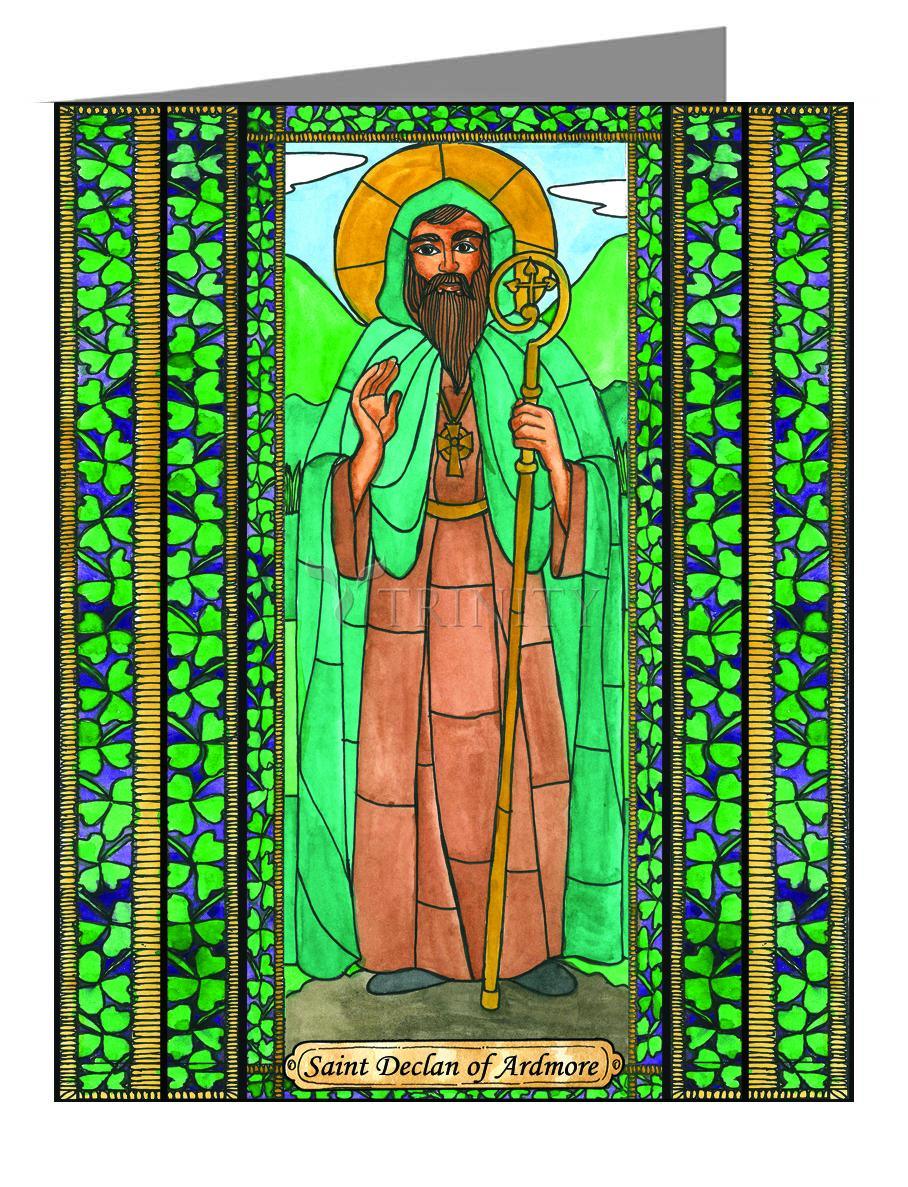 St. Declan of Ardmore - Note Card Custom Text by Brenda Nippert - Trinity Stores