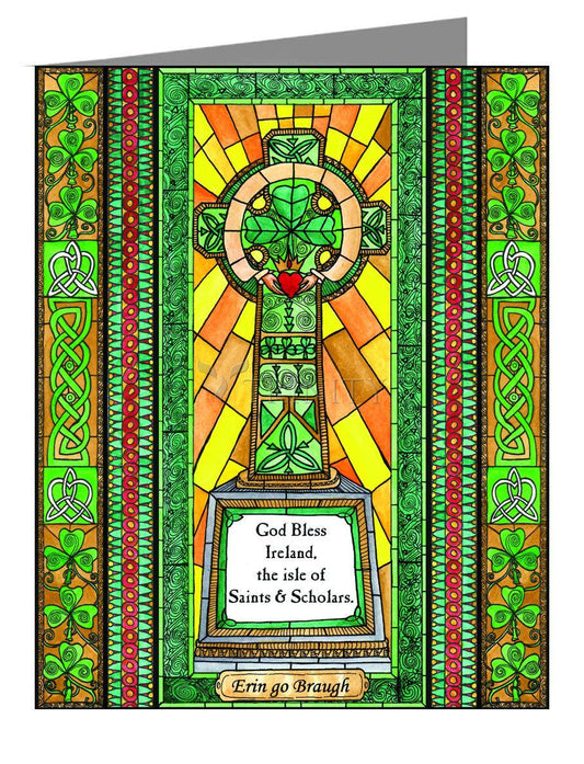 Celtic Cross - Note Card Custom Text by Brenda Nippert - Trinity Stores
