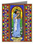 Custom Text Note Card - St. Cecilia by B. Nippert
