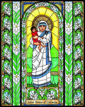 Wood Plaque - St. Teresa of Calcutta by B. Nippert