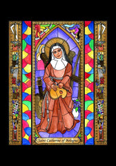 Holy Card - St. Catherine of Bologna by B. Nippert