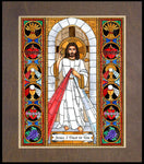 Wood Plaque Premium - Divine Mercy by B. Nippert