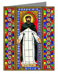 Custom Text Note Card - St. Dominic by B. Nippert