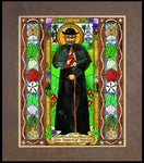 Wood Plaque Premium - St. Damien of Molokai by B. Nippert