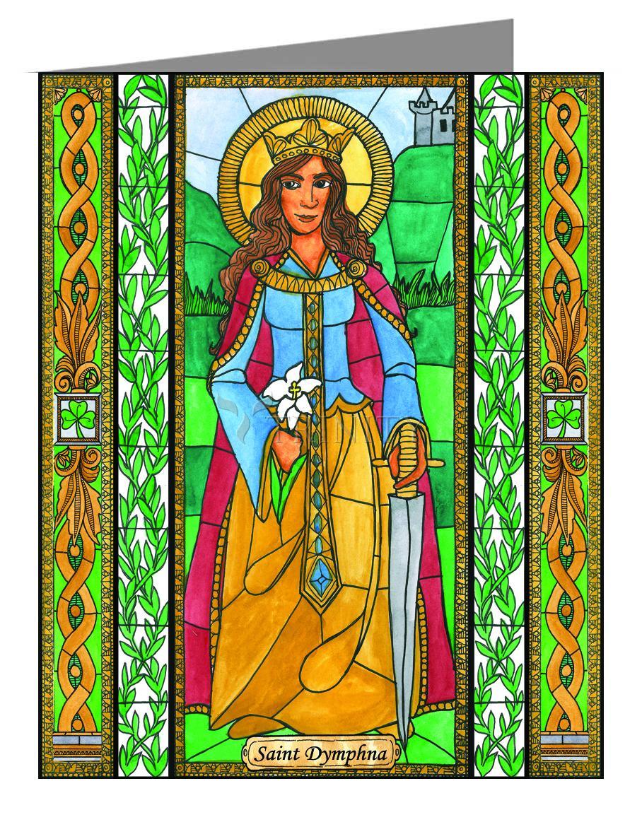 St. Dymphna - Note Card