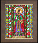 Wood Plaque Premium - St. Elizabeth of Hungary by B. Nippert