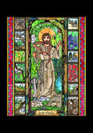 Holy Card - St. Francis - Patron of Exotic Animals by B. Nippert