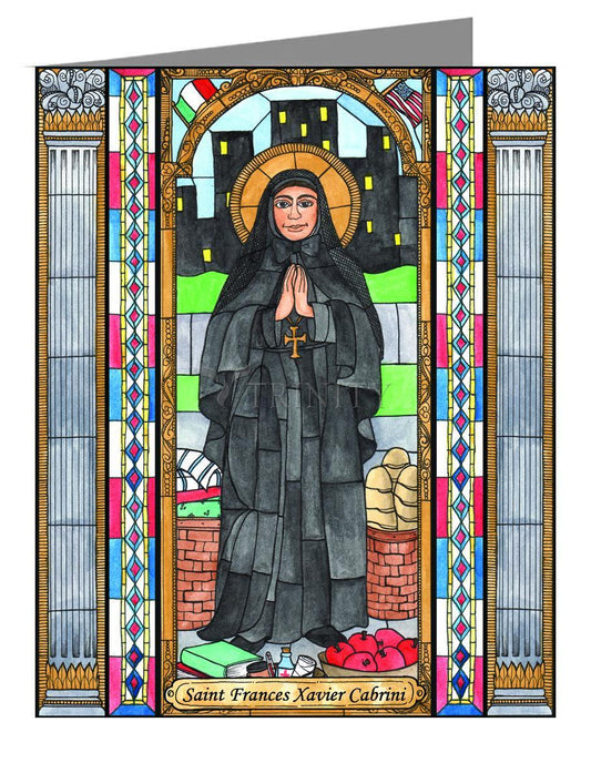 St. Frances Xavier Cabrini - Note Card