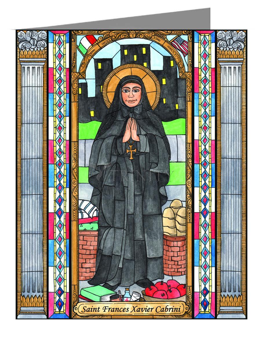 St. Frances Xavier Cabrini - Note Card Custom Text