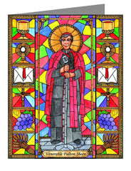 Custom Text Note Card - Ven. Fulton Sheen by B. Nippert