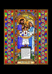 Holy Card - Holy Family by B. Nippert