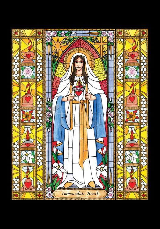 Immaculate Heart of Mary - Holy Card