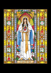 Holy Card - Immaculate Heart of Mary by B. Nippert