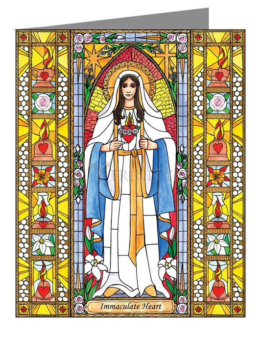 Immaculate Heart of Mary - Note Card Custom Text