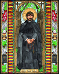 Wood Plaque - St. Isaac Jogues by B. Nippert