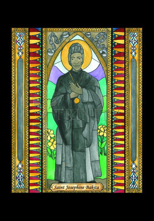 St. Josephine Bakita - Holy Card by Brenda Nippert - Trinity Stores