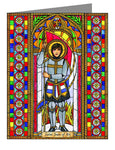 Custom Text Note Card - St. Joan of Arc by B. Nippert