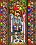 Wood Plaque - St. Joan of Arc by B. Nippert