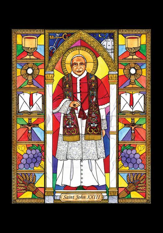 St. John XXIII - Holy Card by Brenda Nippert - Trinity Stores