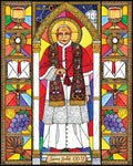Wood Plaque - St. John XXIII by B. Nippert