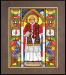 Wood Plaque Premium - St. John XXIII by B. Nippert