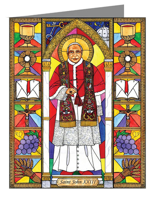 St. John XXIII - Note Card by Brenda Nippert - Trinity Stores