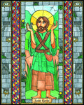 Wood Plaque - St. Kevin by B. Nippert