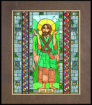 Wood Plaque Premium - St. Kevin by B. Nippert
