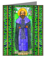 Custom Text Note Card - St. Kieran by B. Nippert