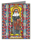 Custom Text Note Card - St. Katharine Drexel by B. Nippert