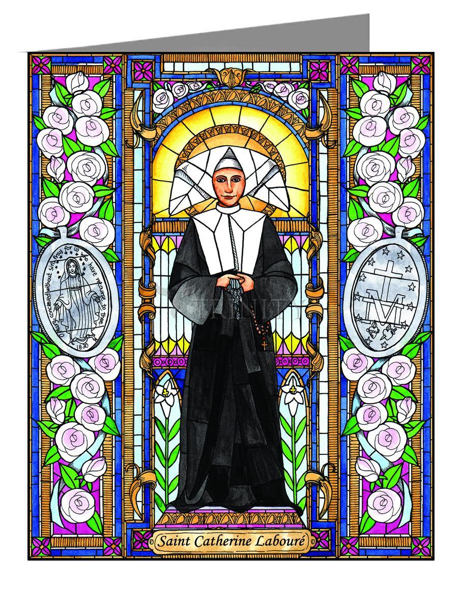 St. Catherine Labouré - Note Card Custom Text