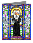 Custom Text Note Card - St. Catherine Labouré by B. Nippert