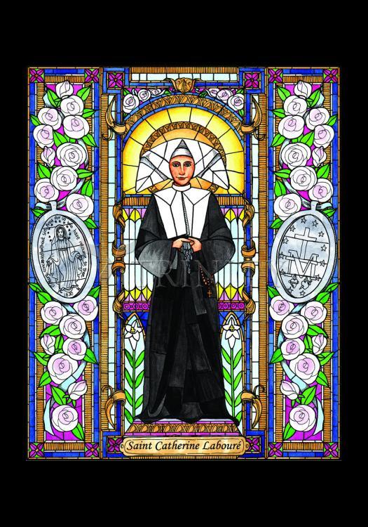 St. Catherine Labouré - Holy Card by Brenda Nippert - Trinity Stores
