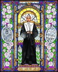 Wood Plaque - St. Catherine Labouré by B. Nippert
