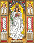 Wood Plaque - Our Lady of America by B. Nippert