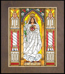 Wood Plaque Premium - Our Lady of America by B. Nippert