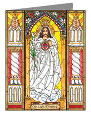 Note Card - Our Lady of America by B. Nippert