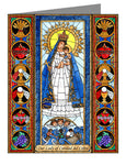 Note Card - Our Lady of Caridad del Cobre by B. Nippert