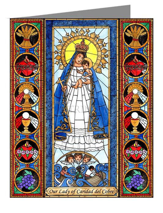 Our Lady of Caridad del Cobre - Note Card Custom Text