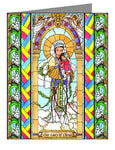 Custom Text Note Card - Our Lady of China by B. Nippert