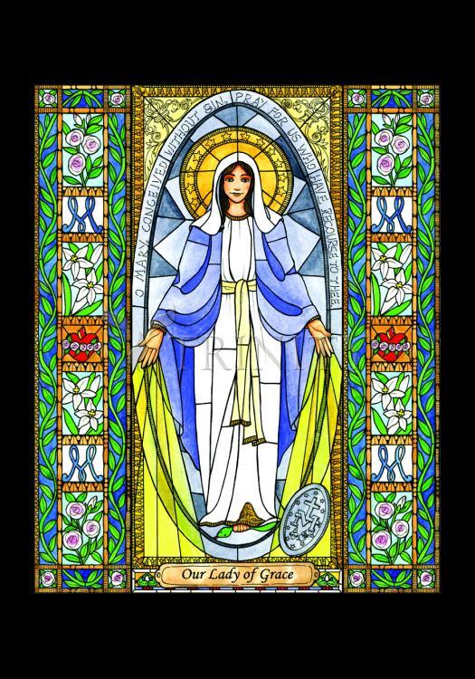 Our Lady of Grace - Holy Card