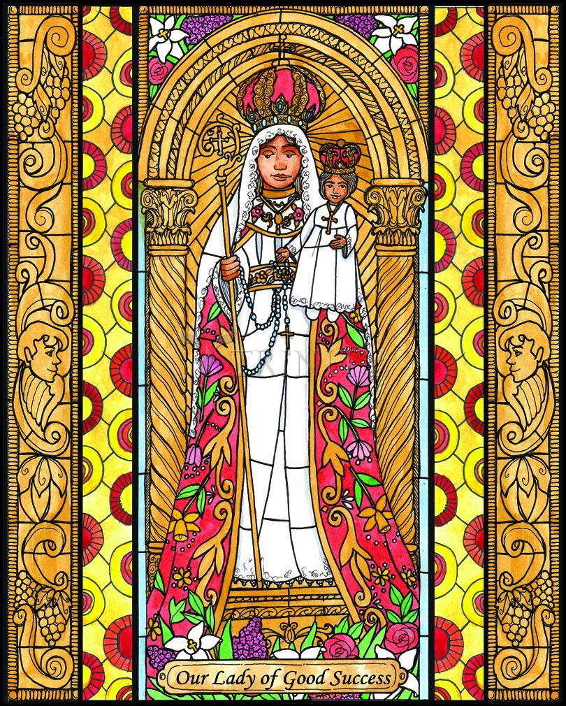 Our Lady of Good Success - Wood Plaque