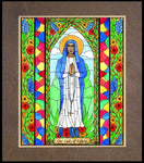 Wood Plaque Premium - Our Lady of Kibeho by B. Nippert