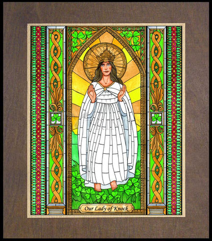 Our Lady of Knock - Wood Plaque Premium