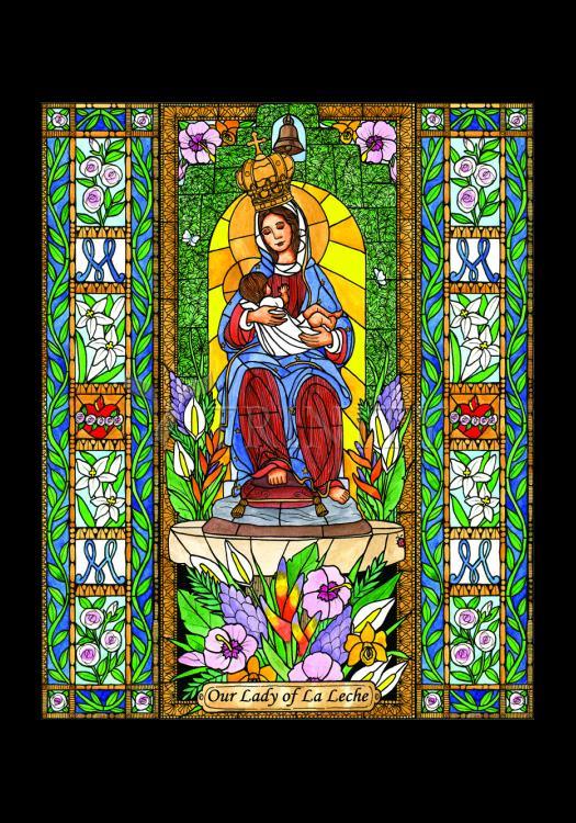 Our Lady of the Milk - Holy Card